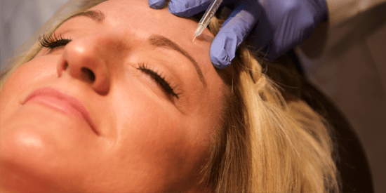 Sheena Daniels gets a BOTOX injection at Freeman Plastic Surgery.