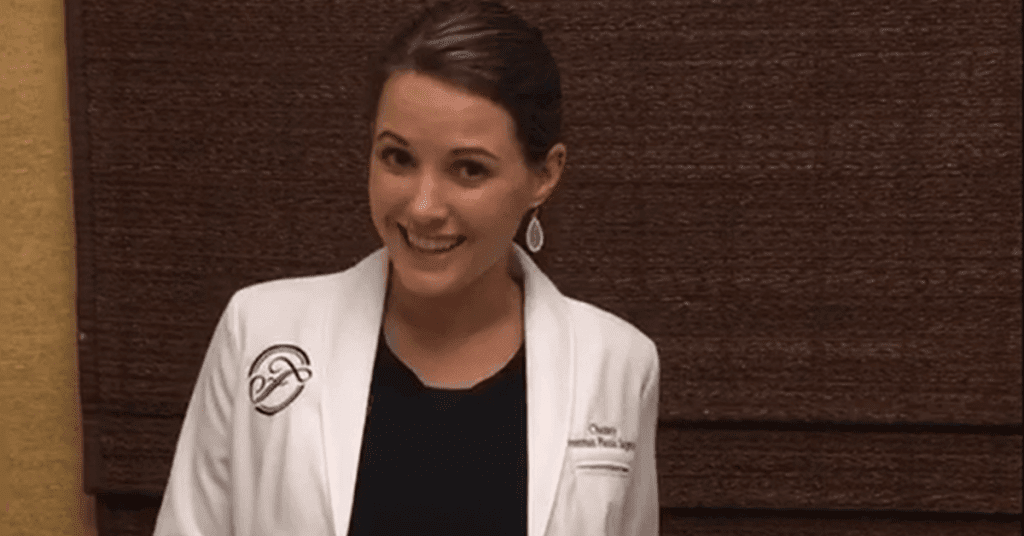 Chesney Harris, CLS discusses and performs laser skin resurfacing.
