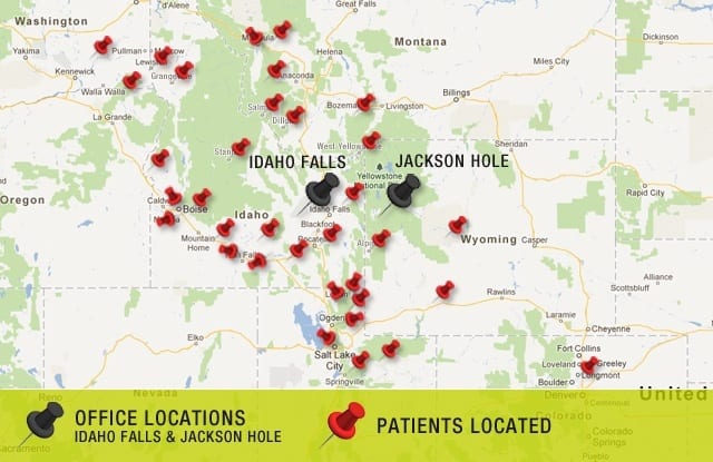 Office locations in Jackson Hole and Idaho Falls