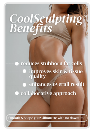 coolsculpting benefits. (model)